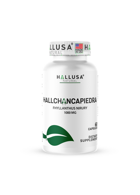 Hallusa Natural - Hall ChancaPiedra Stone Breaker 1000 mg - Kidney Cleanse & Gallbladder Supplement, Urinary Tract Health - 60 Capsules