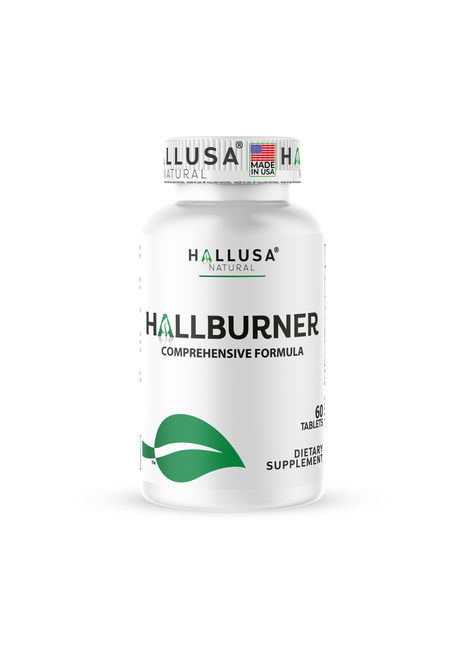 Hallusa Natural - Fat Burner - Lipotropic Metabolism Support | M.I.C. Blend with Choline, Inositol & Methionine | Non-Stimulant Weight Management & Fat Reduction Formula | 60 Tablets