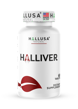 Halliver - Dose for your Liver - Liver Detox - Liver Supplement - Silymarin Milk Thistle - Liver Cleanse - 60 Capsules - Hallusa Natural