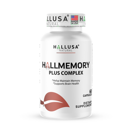 Brain Health Supplement – Ginkgo Biloba, B Vitamins & Choline – Memory & Focus Support – Mental Clarity & Energy – Brain Booster for Men & Women – 60 Capsules