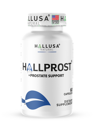 Hallusa Natural HALLPROST - Prostate Supplement for Men - Blend Saw Palmetto 700mg* - Prostate Pills - Frequent Urination - Urinary Tract Function - 60 Capsules