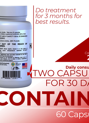Hallprost Ultra & Hallvigor 120 Cap - Dietary Supplement For Men - Pygeum, Pumpkin Seeds, Vitamin Prostate Formula - Energy Supplements - HALLUSA NATURAL