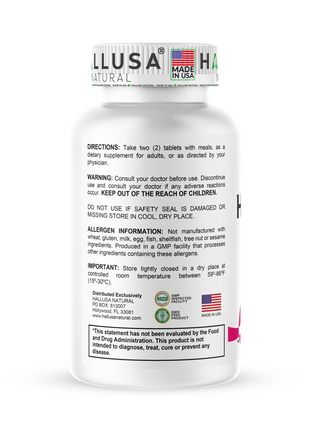 Hallvigor Female - Libido Booster for Women - Vitamins for Women - Ginseng Capsules - Hormone Balance for Women - 60 Tablets - Hallusa Natural