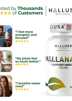 Anamu Root  450 mg - Anamu Capsules Organic - Supplement Anamu Root Herb - Immune System & Energy - Petiveria Allicea - 100 Capsules Hallusa Natural