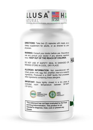 HallChancapiedra Ultra 1000 mg - Extract Chancapiedra and Guisazo de Caballo - Natural Supplement 60 capsules 30 servings vegan gluten free Non-GMO HALLUSA NATURAL