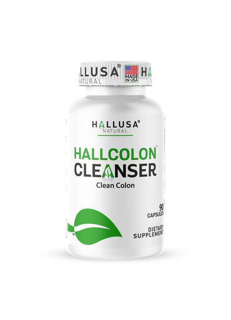 Hallusa Natural - HallColon Cleanser - Gut Cleanse - Detox - Super Colon Cleanse - Digestive Enzymes - 90 Capsules
