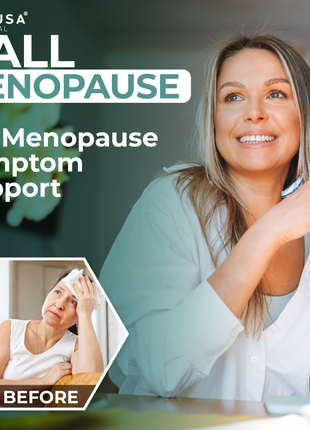 HallMenopaus - Menopause Supplements for Women - Hot Flashes, Night Sweats - Hormone Balance for Women - 60 Capsules - Hallusa Natural