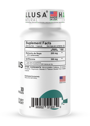 HallMenopaus - Menopause Supplements for Women - Hot Flashes, Night Sweats - Hormone Balance for Women - 60 Capsules - Hallusa Natural