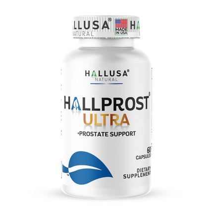 Hallusa Natural HALLPROST Ultra | Prostate Health Supplement for Men | Prostatitis - Inflamed prostate | Frequent Urination | Urinary Tract Function | Saw Palmetto, Lycopene & Pygeum Blend + Zinc, Vitamin E & Magnesium | 60 Capsules