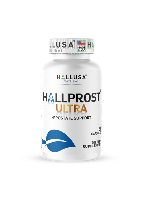 Hallusa Natural HALLPROST Ultra | Prostate Health Supplement for Men | Prostatitis - Inflamed prostate | Frequent Urination | Urinary Tract Function | Saw Palmetto, Lycopene & Pygeum Blend + Zinc, Vitamin E & Magnesium | 60 Capsules