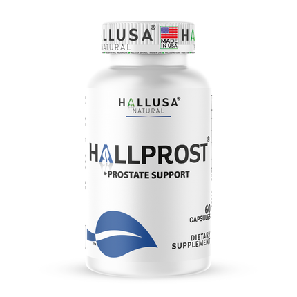 Hallusa Natural Hallprost | Blend Saw Palmetto for Men 700mg* | Prostate Supplement for Men | Pygeum africanum & Pumpkin Seed | Urinary Tract Function | Balance DHT Levels & Bladder Support | 60 capsules