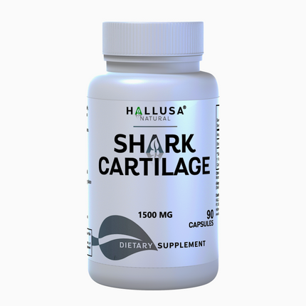 Hallusa Natural - Shark Cartilage capsules 1500mg Max Strength | Premium Support for Joint Health, Mobility & Cartilage Renewal | Inflammation Relief Supplement | 90 Capsules