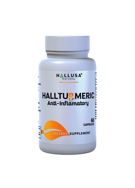 HallTurmeric 500 mg - Turmeric Curcumin Supplement - Curcumin Supplements - Joint Support Supplement - for Women and Women - 60 Capsules