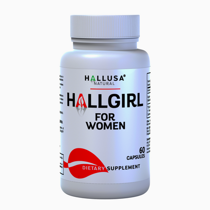 Hallusa Natural - HALLGIRL Aguaje Curves Capsules for Women 1000mg, Curve Enhancer with Mauritia Flexuosa Fruit - Booty, HIPS & Bust Support – 60 Capsules