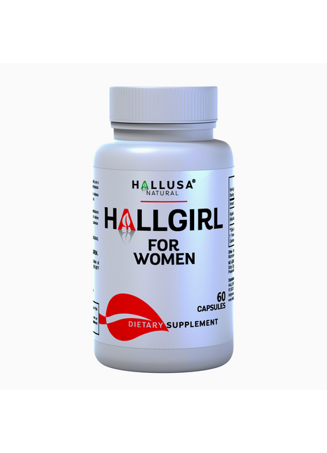 Hallusa Natural - HALLGIRL Aguaje Curves Capsules for Women 1000mg, Curve Enhancer with Mauritia Flexuosa Fruit - Booty, HIPS & Bust Support – 60 Capsules