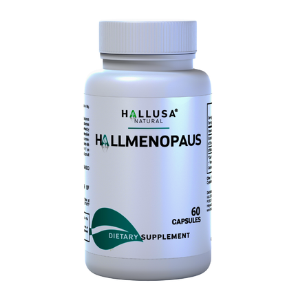HallMenopaus - Menopause Supplements for Women - Hot Flashes, Night Sweats - Hormone Balance for Women - 60 Capsules - Hallusa Natural