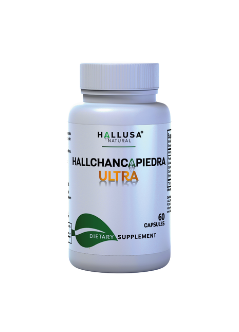 HallChancapiedra Ultra 1000 mg - Extract Chancapiedra and Guisazo de Caballo - Natural Supplement 60 capsules 30 servings vegan gluten free Non-GMO HALLUSA NATURAL