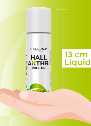 Hallusa Naturals - Hall Arthri Roll - On - Peppermint Oil Essential Roll - On - Aches and Pains - 100% Pure Peppermint Oil - Essential Oil - 90 ml
