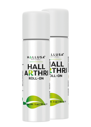 Hallusa Naturals - Hall Arthri Roll - On - Peppermint Oil Essential Roll - On - Aches and Pains - 100% Pure Peppermint Oil - Essential Oil - 90 ml