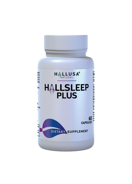 HallSleep Plus - Magnesium Citrate with Ashwagandha Supplements to Support Relaxium Sleep & Focus Supplement - Hallusa Natural - 60 Capsules