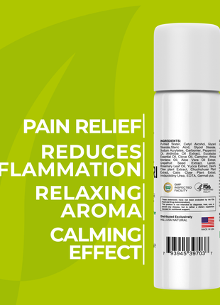 Hallusa Naturals - Hall Arthri Roll - On - Peppermint Oil Essential Roll - On - Aches and Pains - 100% Pure Peppermint Oil - Essential Oil - 90 ml
