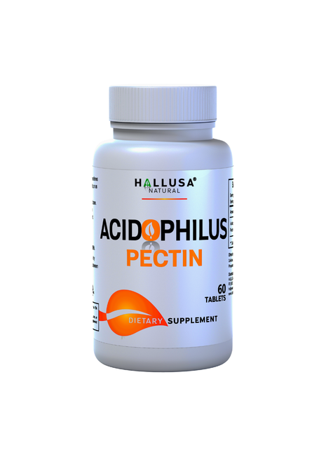 Hallusa Natural - Acidophilus Capsules - Lactobacillus Acidophilus - Probiotics for Men - Probiotics for Women - Vegan, Non-GMO - 60 Tablets