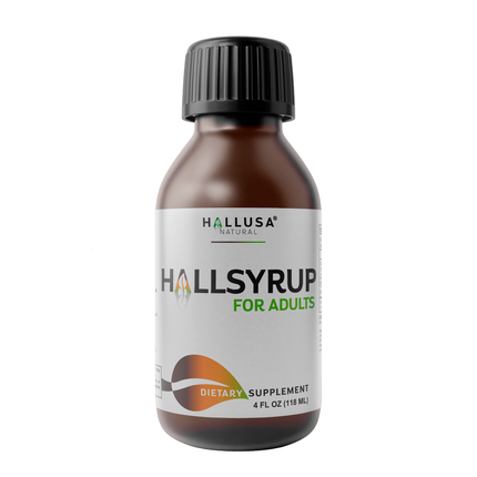Hallusa Natural - HallSyrup 4 Oz - Turmeric Extract with 95% Curcuminoids - Ginger Extract, Raw Honey & Aloe Vera - Cold and Flu
