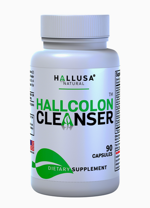 Hallusa Natural - HallColon Cleanser - Gut Cleanse - Detox - Super Colon Cleanse - Digestive Enzymes - 90 Capsules