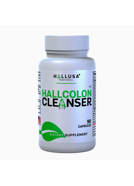 Hallusa Natural - HallColon Cleanser - Gut Cleanse - Detox - Super Colon Cleanse - Digestive Enzymes - 90 Capsules