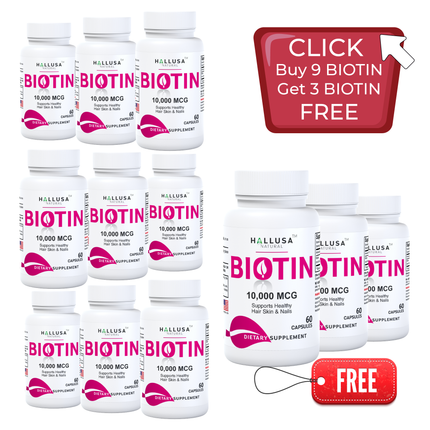OFFER 7: BIOTIN BUY 9 GET FREE 3 BIOTIN