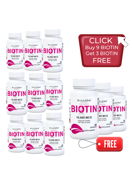 OFFER 7: BIOTIN BUY 9 GET FREE 3 BIOTIN